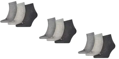 Obrázok produktu pre Puma Quarter Socken 9-pack, melírované, veľkosť: 35-38