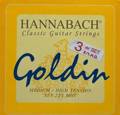 Produktbild von Hannabach 7258MHT Goldin - Diskantsatz