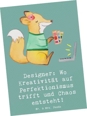 Produktbild von Mr. & Mrs. Panda Grußkarte Designer Magie - Meeresbrise - Geschenk, Berufsalltag, Ansichtskarte, Berufe, visuelle Kunst, Mode, Ansichtskarten, Postkarten, bildkarte