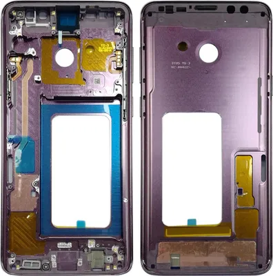 Image de Cadre central Boîtier caméra pour Samsung Galaxy S9 Plus G965 G965F Violet