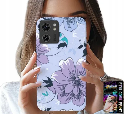 Zdjęcie produktu dla Etui Do Motorola Edge 40 - Kwiatki Kwieciste Modne Wzory Plecki