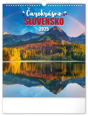 Obrázok produktu pre Čarokrásne Slovensko 2025 - nástenný kalendár
