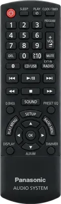 Produktbild von Originale Fernbedienung für Panasonic SCPMX70 | SCPMX70B | SCPMX84