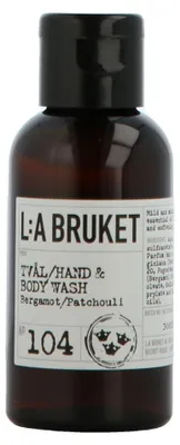 Produktbild von L:A BRUKET Cleansing 104 Hand & Body Wash Bergamot/Patchouli (55 ml)