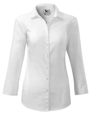 Produktbild von Malfini - "Style" Hemd für Damen, 3/4 Ärmel PP11847 (M) (Weiß)