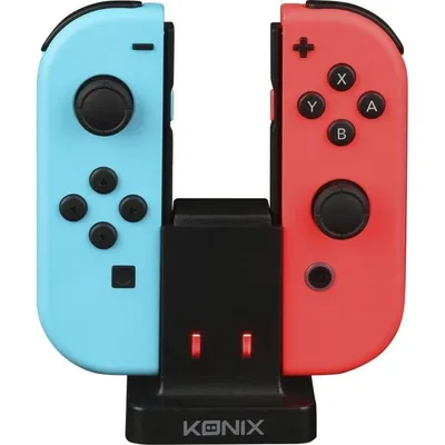 Immagine prodotto di Konix Caricabatterie doppio per Joy-Con Nintendo Switch