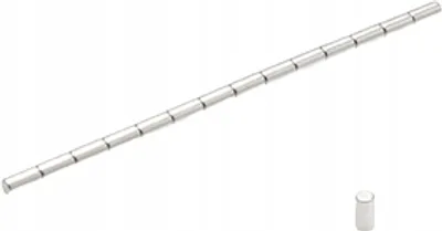 Produktbild von Neodym Magnete 2 x 4 mm 10 Stück  mm N38, Extrem stark, Magnettafeln, Kühlschränke, Whiteboards, DIY