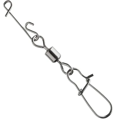 Produktbild von Fast Lock Swivel No Knot Kunstköder Angel Wirbel Gr. L - 12 kg