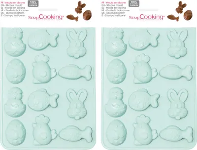 Produktbild von 2 Oster-Schokoladenformen aus Silikon