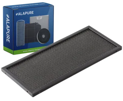 Image de Filtre métallique Alapure, compatible avec les modèles Novy 1811026, dimensions 250x117 mm