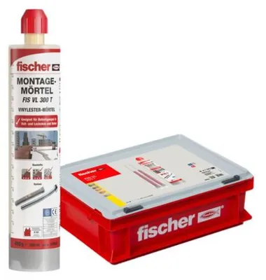 Produktbild von Vorteils-Box Injektionsmörtel FIS VL 300 T HWK K (grau, 10 Kartuschen mit je 300ml, im Koffer)