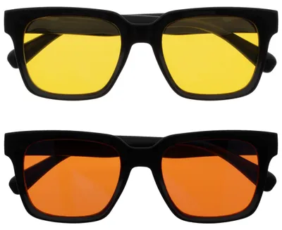 Imagen del producto de Omgoods: Gafas de sol con lentes amarillas/naranjas para todos