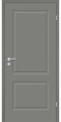 Produktbild von Mosel Zarge Weiß RAL 9003, 17 mm Verstellbereich, CPL Zarge mit Designkante, Hochweiße Türzarge, Stoßfeste Laminatoberfläche, Pflegeleichte Türzarge für Zimmertüren