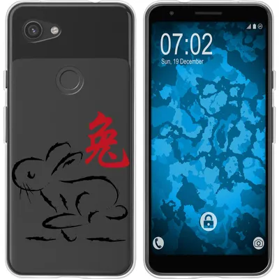 Produktbild von PhoneNatic Case kompatibel mit Google Pixel 3a Silikon-Hülle Tierkreis Chinesisch M4