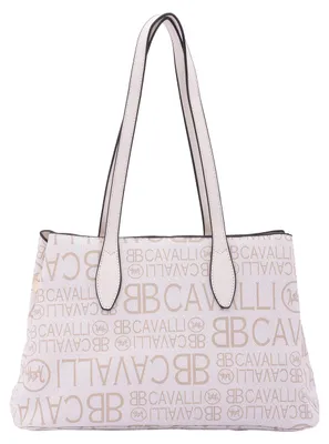 Zdjęcie produktu dla Torba na Ramię Damska B Cavalli  z Zamkiem Czarna Black B UNICA 23x35x14 cm