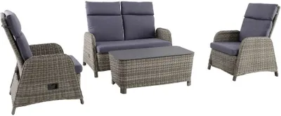 Produktbild von elGiga | MWH Verando Lounge-Set - 4-teiliges Gartenmöbel-Set