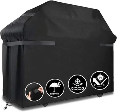 Obrázok produktu pre Vodotesný obal na gril z materiálu Oxford 210D, s suchým zipsom, priedušný, vetruodolný