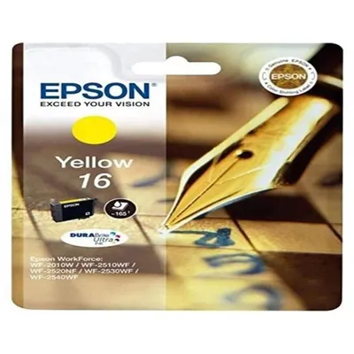 Zdjęcie produktu dla Epson Pen and crossword Singlepack Yellow 16 DURABrite Ultra Ink, Żółty, Tusz na bazie pigmentu, 3,1 ml, 1 szt., 165 stron(y)