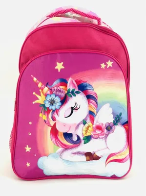Image de Setino Sac à dos scolaire Licorne rose SZ24