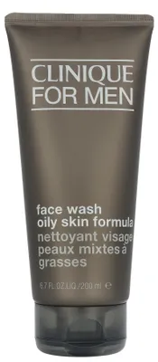 Produktbild von Clinique For Men Face Wash Oily Skin Formula, Reinigungsgel, Männer, normale Haut, ölige Haut, Weichmachend, Tube, 200 ml