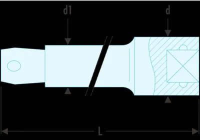 Image de Facom Verlaengerung 1/4" 250mm