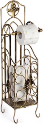 Image de WC Support de papier toilette Support de papier toilette Support de papier toilette Vintage Retro ; vieux cuivre