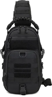Produktbild von Wanderrucksack Herren Brusttasche Kleine Sling Bag fš¹r M?nner Crossbody Wasserdicht & Atmungsaktiv Kompatibel mit iPad-Fach Fahrradtasche