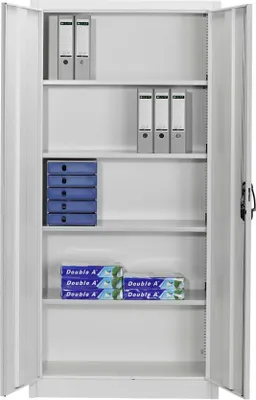 Produktbild von CP Stahlschrank C 2000 Acurado 9260-000 S11596 verkehrsweiß 4 Fachböden 93,0 x 40,0 x 195,0 cm, aufgebaut, 1 St.