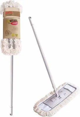 Obrázek produktu pro ECO mop s teleskopickou násadou - YORK - ECO NATURAL - CLEAN HOUSE