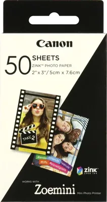 Image de Canon ZP-2030 Papier ZINK 5 x 7,5 cm (50 feuilles)