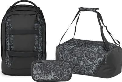 Produktbild von Satch, Schulrucksack-Set PACK Street Ink 3-teilig, ab 5. Klasse