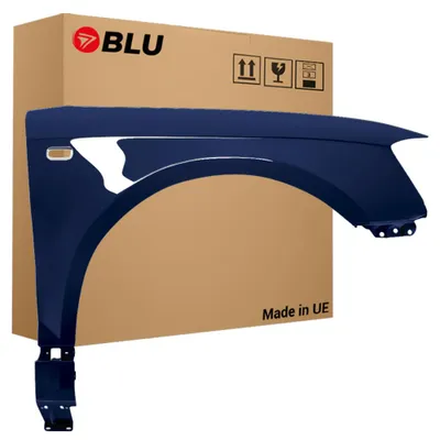 Obrázek produktu pro BLU Blatník náhrada pro Audi A3 8P LZ5A Pravý Modrý TiefSeeBlau | 2003-2008 | Přední | Lakovaný | Připravený k montáži, Obrázek vytvořený pomocí AI