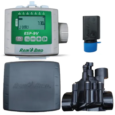 Zdjęcie produktu dla Sterownik bateryjny Rain Bird ESP 9V z zaworem DVF
