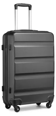 Image de Valise rigide - Valise cabine - Serrure à combinaison TSA - Roues multidirectionnelles à 360° - 47,5 cm - Bagage à main - Gris