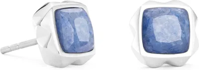 Immagine prodotto di Orecchini Spikes Square Aventurine Argento-Blu