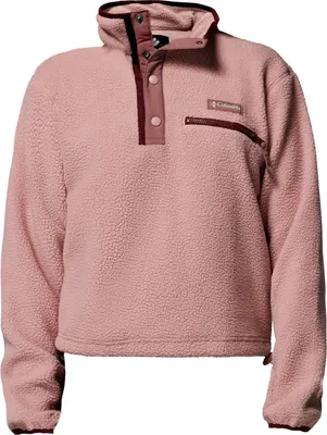 Produktbild von COLUMBIA Helvetia II Cropped Half Snap Fleec ERASER PINK, FIG, RICH WINE ERASER PINK, FIG, RICH WINE XL