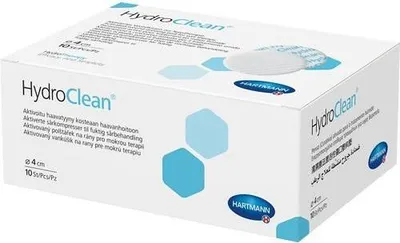 Zdjęcie produktu dla Kompresy Hydroclean okrągłe 4 cm sterylne 10 szt