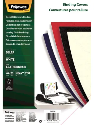 Zdjęcie produktu dla Fellowes 5373602, A4, Papier, Biały, 1 mm, 216 mm, 298 mm
