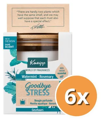 Immagine prodotto di 6 candele profumate Kneipp Goodbye Stress (145 g)