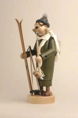 Produktbild von Skifahrer (27cm) Räuchermann von KWO