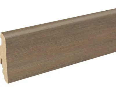 Produktbild von SKANDOR Sockelleiste MDF FU60L foliert Tornado Oak 2400 x 58 x 19 mm