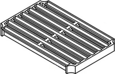 Productafbeelding van ORIGINEEL Klover GUSSEISENROOSTER 230x357 mm voor historische K-KP - Biomassa-kachel met middenbrandtechnologie