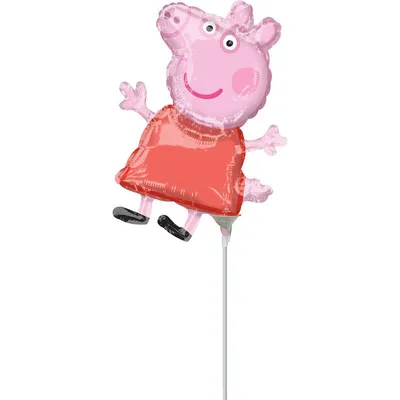 Immagine prodotto di Palloncino in cellophane su stecchino - forma - Peppa Pig 2