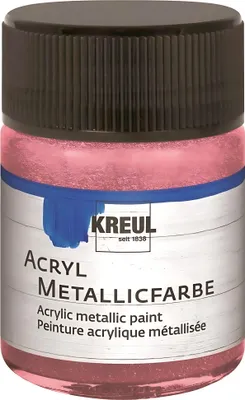 Produktbild von KREUL Acryl Metallicfarbe Rosa 50 ml