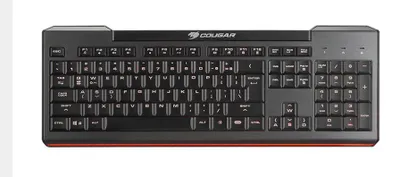 Produktbild von Cougar 200K Tastatur, US Layout - schwarz
