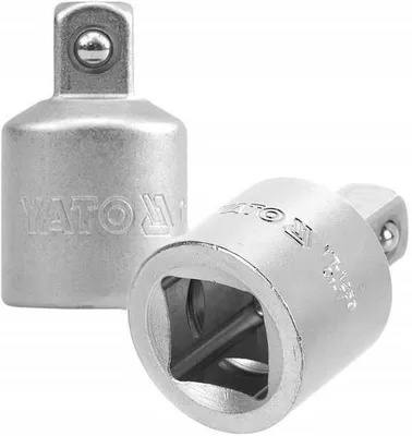 Produktbild von Yato YT-1255, Einzelner Artikel, Steckdosenadapter, Chrom-Molybdän-Stahl, 3/8", Satin, 34 mm