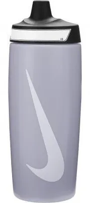 Produktbild von Nike - "Refuel" Wasserflasche, 511ml BS6594 (Einheitsgröße) (Wolfsgrau/Schwarz/Weiß)
