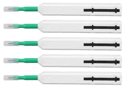 Produktbild von 5 Stück Glasfaser-Stecker-Reinigungsstift, über 800 Reinigungszeiten, Reiniger für 2,5 mm SC ST FC