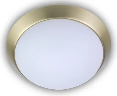 Produktbild von Niermann LED 12W Deckenleuchte Opal matt Glas, Messing matt, 35cm, warmweiss, Germany