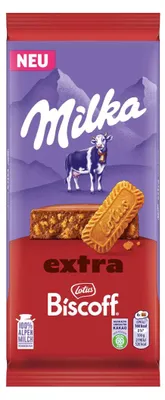 Produktbild von Milka Extra Lotus Biscoff 190g